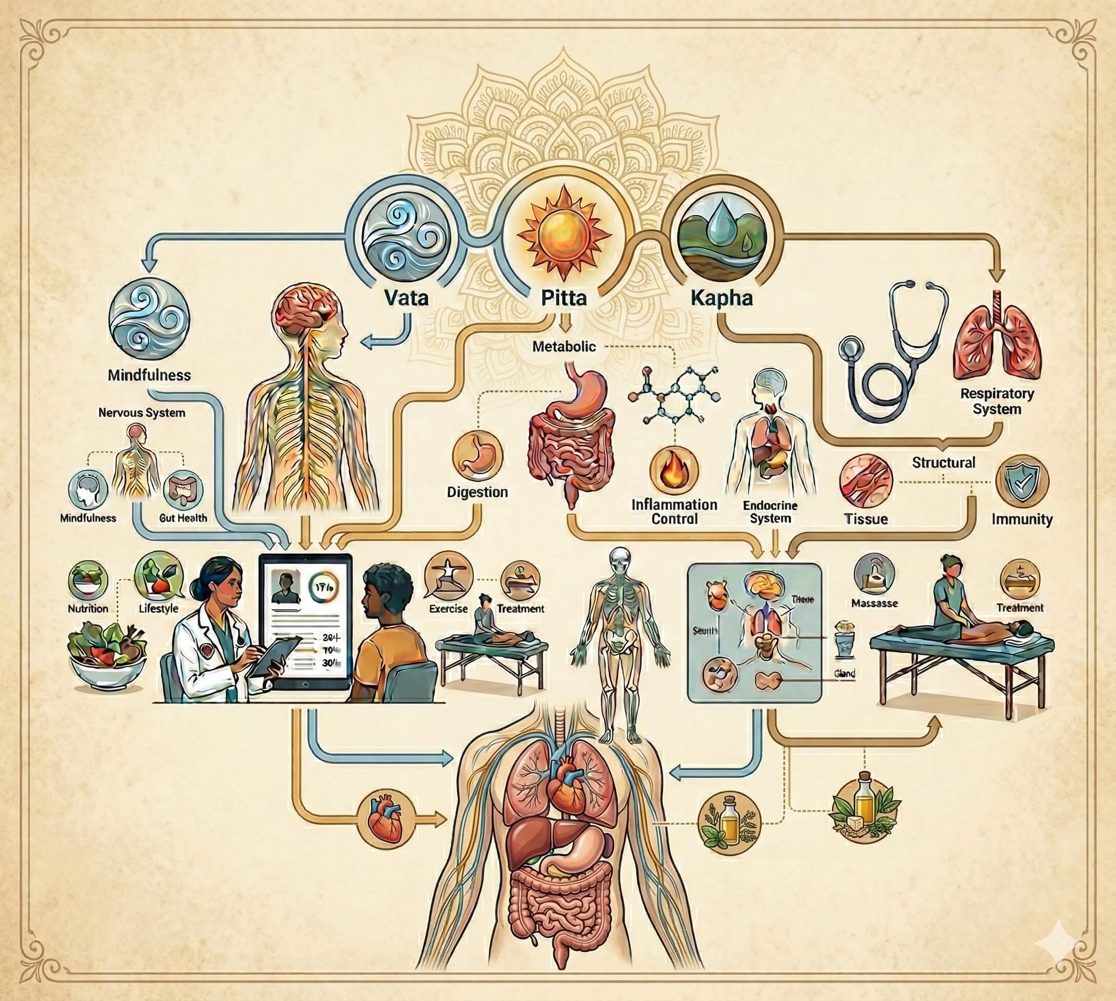 Ayurveda aplicada a la consulta nutricional moderna